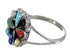 Sterling Silver Multicolor Southwest Jewlery Ring Size 6-1/2 WX71074